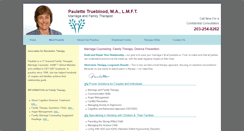 Desktop Screenshot of paulettetrueblood.com